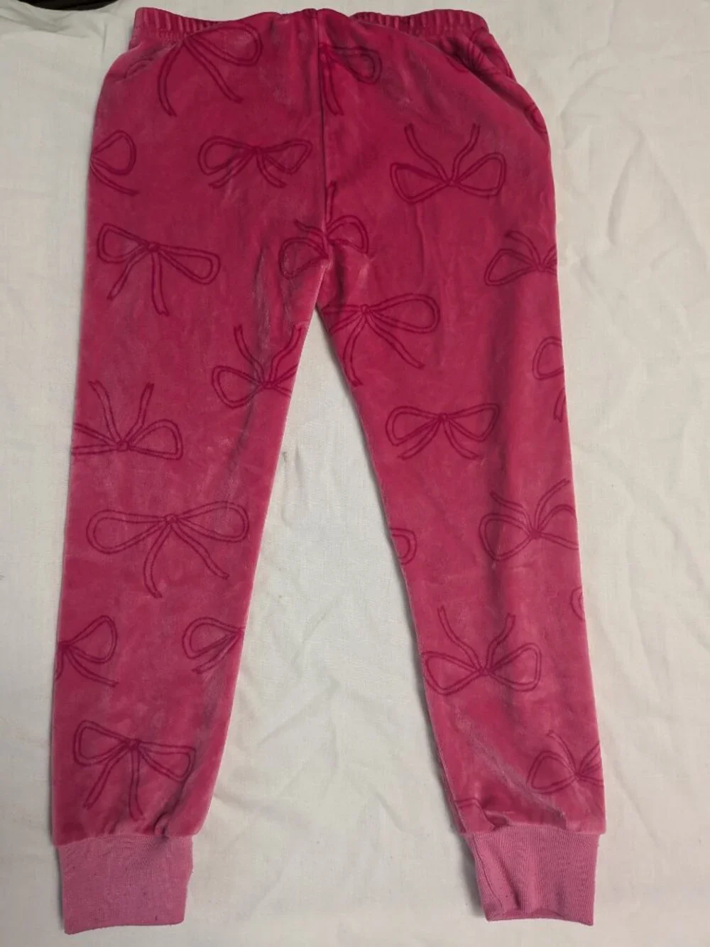 Carter's Pink Bow-Print Cozy Leggings